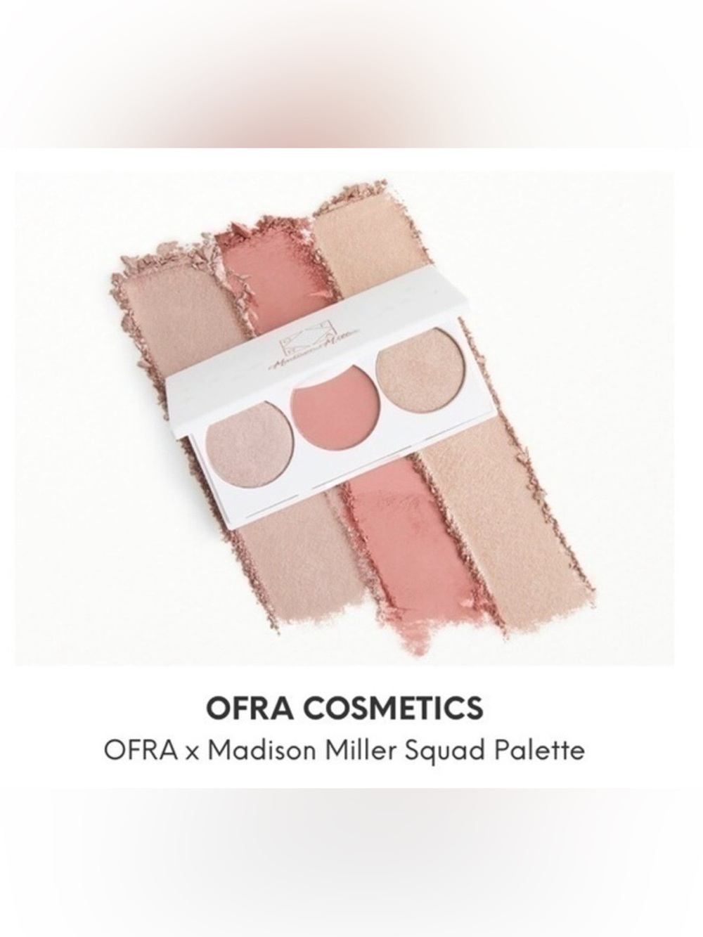 OFRA x Madison Miller "Miller Squad" Face Palette - Like New/Never Used/No Box